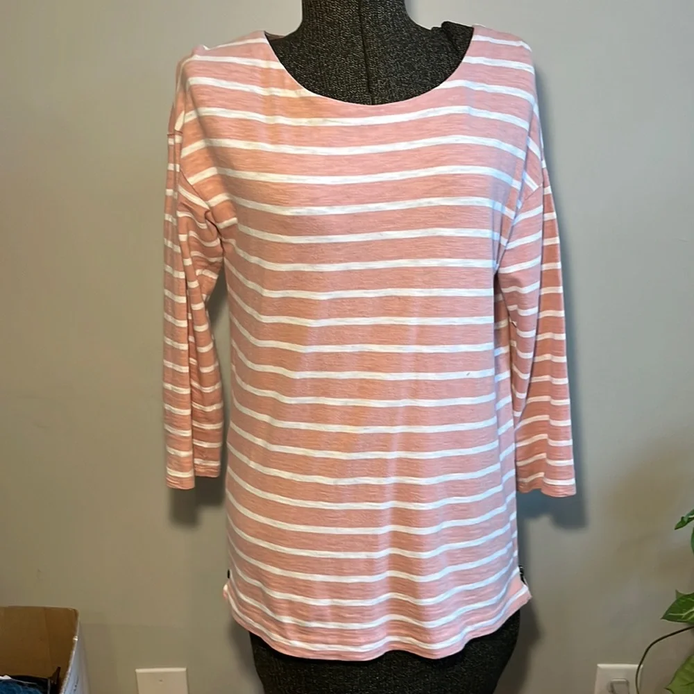 J.Crew side zip cotton tunic top XS
